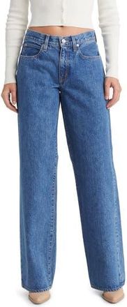 Slvrlake Denim Mica Low Rise Wide Leg Organic Cotton Jeans in Sweet Memory at Nordstrom Rack, Size 31