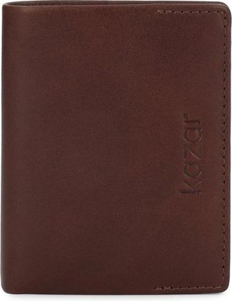 Kazar Leren Portemonnee - Heren - Accessoires - Bruin - Maat: ONE Size Leer