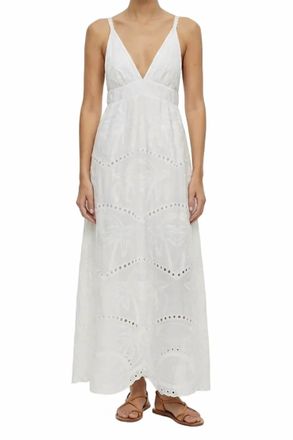 Le Superbe Bohemian Palms Gown In White