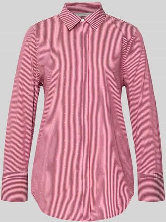 Tom Tailor Relaxed Fit Hemdbluse aus Baumwoll-Mix in Pink, Gr&ouml;&szlig;e 34