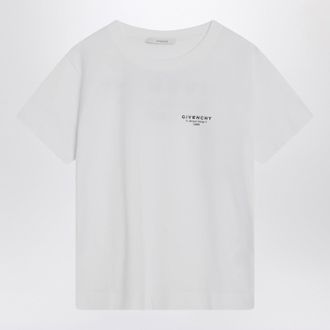 Tシャツ・カットソー GIVENCHY WHITE STRETCH COTTON TANK TOP Givenchy White cotton tank top with logo | TheDoubleF