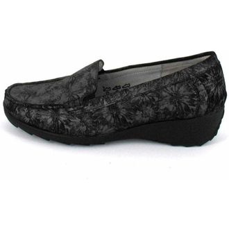 Waldl&auml;ufer Slippers met sleehak - Dames - Schoenen - Zwart - Maat: 36 EU Leer