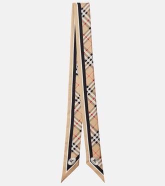 Burberry Burberry Check silk scarf