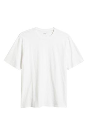 Nordstrom Slub Cotton Crewneck T-Shirt in White at Nordstrom, Size Xxx-Large