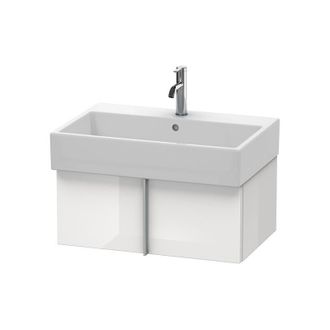 Duravit Mueble De Pared Duravit Vero Air 68,4 X 43,1 Cm, 1 Extra&iacute;ble, Para Vero Air 235070, Color (frente/cuerpo): Roble Oscuro Cepillado Chapa De Madera Aut&eacute;