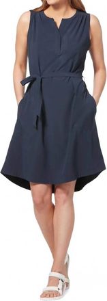 Royal Robbins Spotless Traveler Tank Dress In Navy