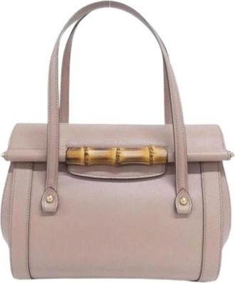 Gucci Pre-owned Handbags, female, Pink, Size: ONE SIZE Pre-owned Vintage Handbag