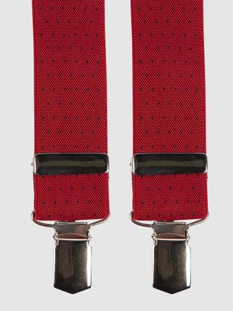 Lloyd Hosenträger in X-Form in Rot, Größe 1