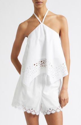 A.L.C. Aleia Halter Top in White at Nordstrom, Size X-Large