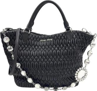 Miu Miu Borsa Pre-owned - - Pre-owned - Donna - Nero - ONE SIZE