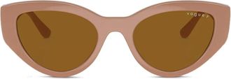 Vogue Eyewear Zonnebril met cat-eye montuur - Bruin
