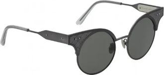Bottega Veneta Pre-owned Metal sunglasses - Dames - Vintage Accessoires - Zwart - ONE Size - Vintage