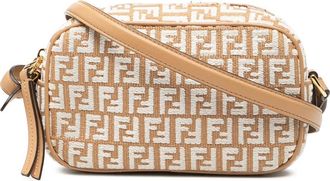 Fendi Pre-owned Fendi Mini Raffia FF 1974 Camera Bag Ladies 8BS077