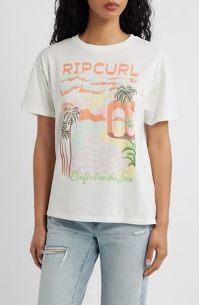 Rip Curl Crafted in the Sun Graphic T-Shirt in Bone at Nordstrom, Size X-Large