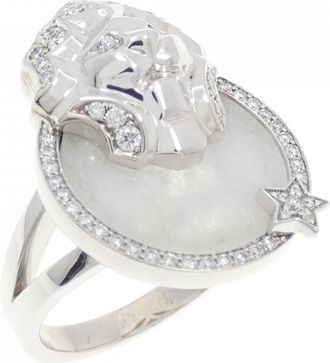 Chanel White Gold White Gold (18K) Band Ring (Pre-Owned)