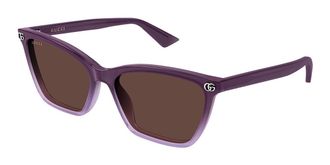 Gucci GG2111S 003 Womens Sunglasses Purple Size 56 - Free RX Lenses - Free RX Lenses