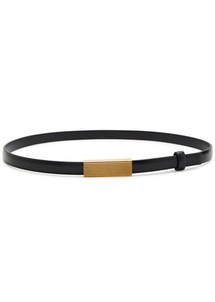 Khaite Empire Leather Belt - Black - 90 (UK 14 / XL)