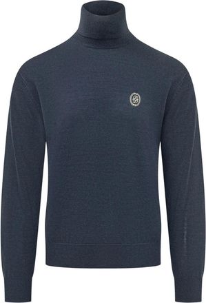 Dr&ocirc;le de Monsieur D Mirror Turtleneck Trui - Heren - Coltruien - Blauw - M - Truien & Vesten