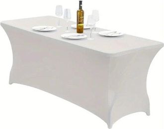 OEM Funda Rectangular Enrollable Para Mesa De Patio, Lavable Y Sin Arrugas, De Una Sola Pieza, Bodas, Banquetes Y Fiestas [1837676 Cm, Azul Real]