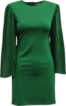Alice & Olivia Jurk met lange mouwen - Groen