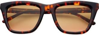 Freyrs Eyewear Lucy Square Sunglasses in Brown Tortoise at Nordstrom