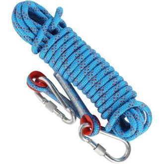 OEM Cuerda De Tracci&oacute;n De 10 M, Cuerda Con Mosquetones, Cuerda Para &Aacute;rboles, Cuerdas De Seguridad De 8 Mm De Di&aacute;metro, Para Montar Tiendas De Campa&ntilde;a, Tra