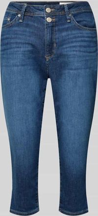 s.Oliver Red Label Slim Fit Caprijeans aus Baumwoll-Mix Modell BETSY in Dunkelblau, Gr&ouml;&szlig;e 34