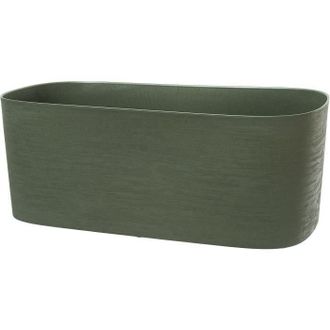 OEM Jardini&egrave;re Xl Con Reserva De Agua - Garden Id Respect - Verde De Gris 80 X 38 Cm - 100% Residuos Dom&eacute;sticos - 100% Reciclable