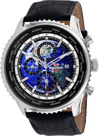 Seapro Mens Blue dial Watch