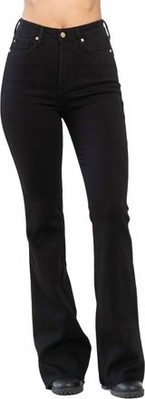 Judy Blue Midnight Flare Jeans In Black