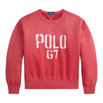 Ralph Lauren Sweatshirts, male, Red, Size: XL Sweatshirt with print