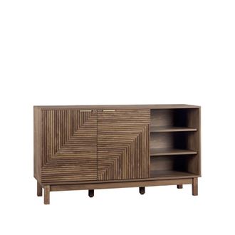 Klast Aparador efecto madera nogal 140 cm x 77 cm