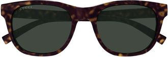 Gucci GG1985S002 Tortoiseshell Square Frame Sunglasses - Brown