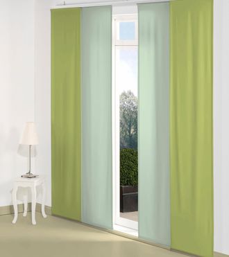 Wirth Schiebegardine »Newbury« Klettband 1 Stk. tlg. Ohne Befestigungszubehör, Breite: 57 cm