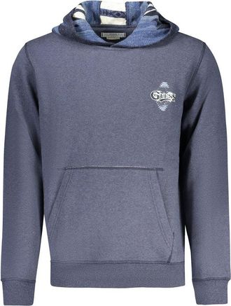 Guess Blauw Katoenen Heren Hoodie