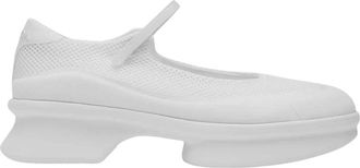 Prada Ballerina Punta Tonda September Drop - Dames - Schoenen - Wit - Maat: 37 1/2 EU