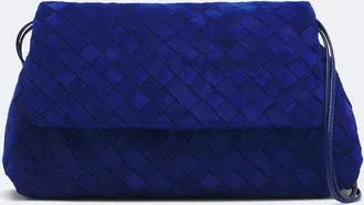 Bottega Veneta Giorno Intrecciato suede shoulder bag