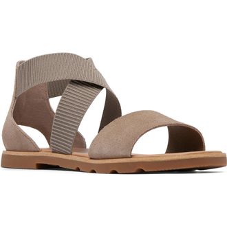 Sorel Ella III Sandal in Ash Brown/Gum 2 at Nordstrom Rack, Size 6.5
