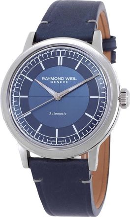 Raymond Weil Millesime Automatic Blue Dial Mens Watch 2925-STC-50001