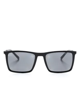 Tommy Hilfiger rectangle-frame sunglasses - men - Metal - 55 - Black