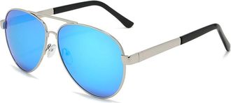 Generic Polarized Sunglasses for Men - Retro Style Double Beam Skeleton Design, Ideal for Driving, Fishing, and Travel, Effectively Blocks Strong Light