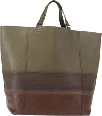 Bottega Veneta Pre-owned Tote Bag - Dames - Vintage Shopper - Veelkleurig - ONE Size - Leer - Vintage