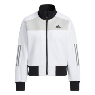 adidas (WMNS) adidas UST Jacket Asia Sizing White Black HM7089