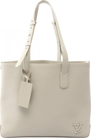Louis Vuitton Beige Leather Tote Bag (Pre-Owned)