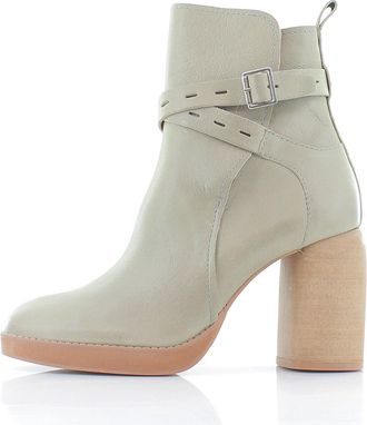 Lucky Brand Natesa Boots Womens Seneca Rock Leather Side Zip Booties JOBB121