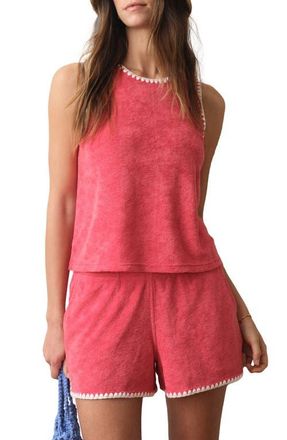 Marine Layer Flip Terry Cloth Tank in Red at Nordstrom, Size X-Small