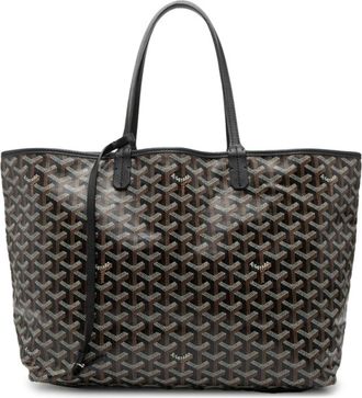 Goyard Black Brown Pvc Leather Tote Bag (Pre-Owned)
