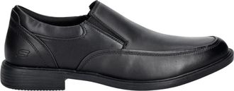 Skechers Dreston - Ratlon - Heren - Loafers - Zwart - 44 EU - Leer - Schoenen