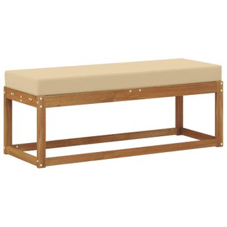 vidaXL Banco De Taburete Exterior Madera De Acacia S&oacute;lida Natural Vidaxl