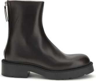 The Row Nobilis Practical Boots In Polished Calf Leather
